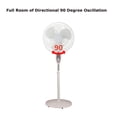 thumbnail image 4 of Ventilador eléctrico Optimus F-1672WH con soporte oscilante con mando a distancia de 40 cm, 4 of 7