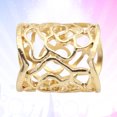 thumbnail image 2 of Boucle d'Foulard de Mode avec Design Rose Creux en Alliage Durable pour Foulard Dorée, 2 of 8
