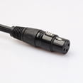 thumbnail image 4 of Cable Adaptador Divisor Y Conector hembra XLR de 3 pines a Cable adaptador de enchufe macho doble profesional para micrófono, 4 of 6