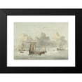 thumbnail image 2 of Jean Bernard 14x11 Black Modern Framed Museum Art Print Titled - Boats in Stil Water (1775 - 1833), 2 of 5