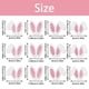thumbnail image 3 of Bandera De Papel 1 Pack Easter Glitter Paper Flags Cake Toppers Multicolor Shiny Cake Inserts for Cupcakes and Desserts 2.3x2.3" JASKFLY, 3 of 6