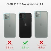 Compatible with iPhone 11 Case 2019, Shockproof Clear Case with Soft TPU Bumper Cover Case for iPhone 11 6.1 inch