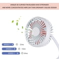 thumbnail image 2 of Mini ventilador con clip de 3 velocidades con ventilador de enfriamiento flexible con manguera de ganso flexible, 2 of 7