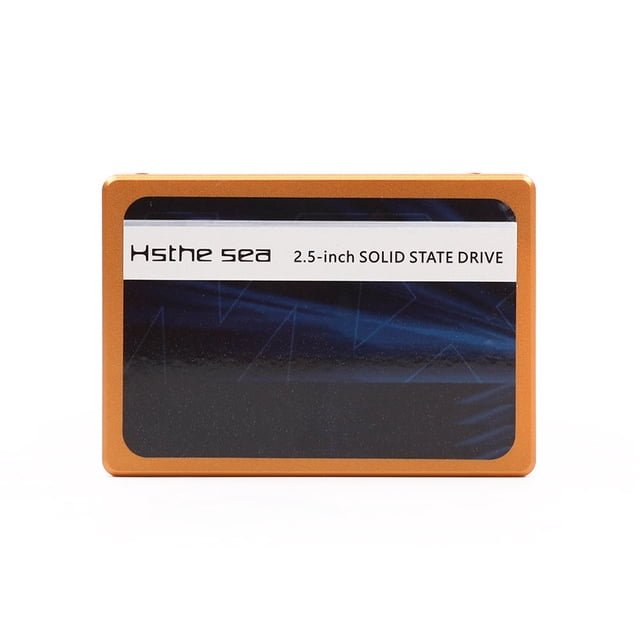 Hsthe sea SSD 2.5 inch Plastic Solid State Drive Stability High Speed Read & Write Simple Lightweight Energy Saving Gold 60GB