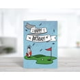 thumbnail image 3 of Tarjeta de cumpleaños inspirada en Sole con temática de golf para amantes del golf, 3 of 5