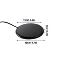 thumbnail image 3 of 1PC Portable Constant Temperature Mug Warmer, Touch Control Cup Heating Pad for Coffee, Tea, and Winter Home Office Use, 3 of 9