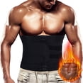 thumbnail image 1 of Bangcool Men Waist Trainer Adjustable 3-Row Hooks Waist Trimmer Belt Back Support Brace, 1 of 6