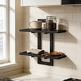 thumbnail image 5 of Wall Mounted Shelf Bathroom Wall Mounted Shelf Background Wall Decoration Bracket Storage Shelf, 5 of 6