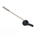 thumbnail image 1 of Manija de inodoro de montaje lateral de aleación de zinc negra, manija de descarga de inodoro de repuesto para baño doméstico, 1 of 14