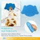 thumbnail image 3 of Paquete de 2 almohadillas para lamer para perros, alfombrilla para lamer con alimentador lento para perros, almohadilla para lamer con mantequilla de maní para perros con supersucción a la p, 3 of 5