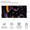 thumbnail image 2 of Halloween Witch Hat Elegant Silk Scarf - Translucent Chiffon Yarn - Lightweight and Breathable - 180*73 inches - Stylish Accessory for Women, 2 of 6