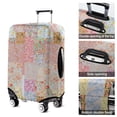 thumbnail image 5 of Pioneer Flower Floral Print Pattern Luggage Cover Fashion Suitcase Cover Baggage Covers Fit 25-28 Inch Luggage (Go Travel), 5 of 5