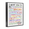 thumbnail image 2 of Stupell Industries Cottage Be You Inspirational Phrases Black Framed Giclee Art, 11 x 14, by Erica Billups, 2 of 7