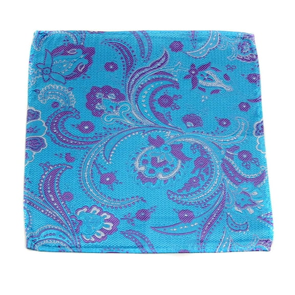 BuyYourTies - PS-Z-259 - Fashion Pocket Square - Blue