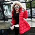 thumbnail image 5 of YOUI-GIFTS Girls Winter Parka Down Coat Puffer Jacket Tutu Overcoat with Fur Hood 4-10T, 5 of 6