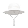 thumbnail image 6 of Ccpelsie Baby Sun Hat Toddler Beach Hats with UPF 50+ Sun Protection Wide Brim Girls and Boy Bucket Hat A, 6 of 7