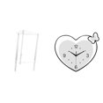 thumbnail image 1 of Mesita De Noche Minimalista De Acrílico Transparente Con Reloj De Pared En Forma De Corazón, Moderna Mesita De Noche, Mesa Auxiliar, Diseño Creativo Decorativo Para Sala De Estar, Hogar,, 1 of 8