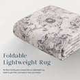 thumbnail image 2 of Phantoscope 4'x6' Washable Indoor Area Rug Classic Printed Carpet Non-Slip Thin Low-Pile Rug for Living Room Bedroom Dining Room, Beige, 2 of 13
