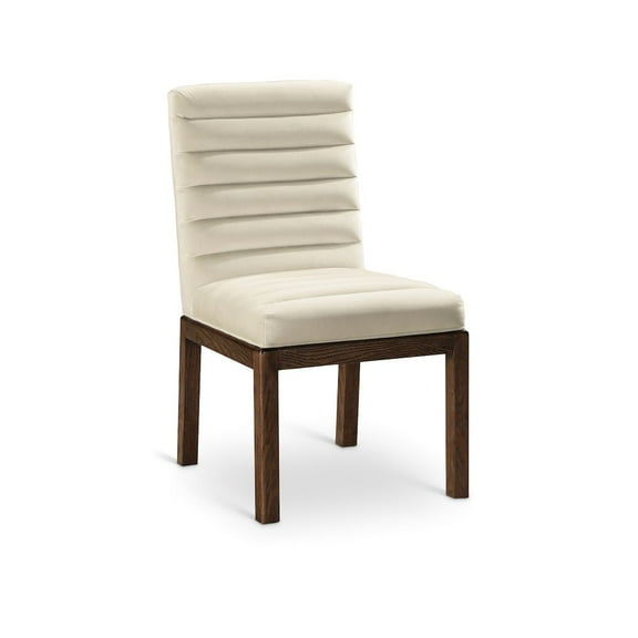 Meridian Furniture Evelyn Cream Velvet Dining Chair