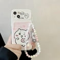 thumbnail image 5 of Cute Cartoon Japan Anime Chiikawa Card Wallet Pocket Phone Case For IPhone 16 15 14 13 12 11 Pro Max Cover With Lanyard Protection Protective, 5 of 5