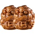 thumbnail image 1 of Wooden Animal Keychain Pendants Craft DIY Ancient Charm for Handicraft Projects Lightweight Accessories for Bags Sandalwood Decor, 1 of 4