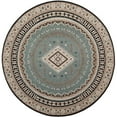 thumbnail image 4 of SAFAVIEH Classic Vintage Clarette Chevron Bordered Area Rug, Slate/Beige, 4' x 6', 4 of 9