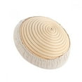 thumbnail image 2 of Bread Fermentation Basket Bread Proofing Proving Rattan Basket DIY Yeast Flour Artisan Bread Pot With Linen Liner Reusable, 2 of 7