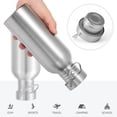 thumbnail image 5 of Neihepal 22oz Single Wall Stainless Steel Water Bottle with Handle, BPA Free, 2 Pack, 5 of 7