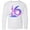 AA-White, variant on Inktastic 6th Birthday Mermaid Tail Long Sleeve Youth T-Shirt