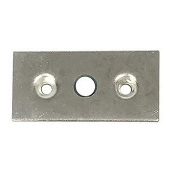 GarageDoorProject 500-30010 Commercial-Grade Lock Backer Plate Steel 3-Hole Inside Lock Reinforcement Door Hardware Part  GarageDoorProject | 100% OEM | US Vendor