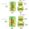 thumbnail image 2 of Hello Summer Lemon Bath Rug Sets 3 Piece Yellow and Green Watercolor Fruit Lemons Slice Bath Mat Soft Non Slip Water Absorbent U-Shaped Contour Toilet Mat, Toilet Lid Cover, 2 of 6