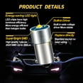 thumbnail image 3 of Ruiandsion BA9S Led Car Bulb BA9 1895 1891 53 57 Led Car Bulb, 2525Chips 6000K White 47830 64111 3893 LED Car Bulb for Car Interior Dome Map License Plate Glove Box Light etc, Pack of 10pcs, 3 of 8