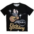 thumbnail image 1 of Sun Records  Adult Elvis Presley Microphone T-Shirt, 1 of 2