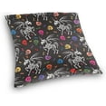 thumbnail image 3 of GZHJMY Skull Unicorn Pillow Cover 20 x 20 Inch, Soft Decorative Cushion Case Square Throw Pillow Cover for Sofa Living Room Couch Home Decor, 3 of 7