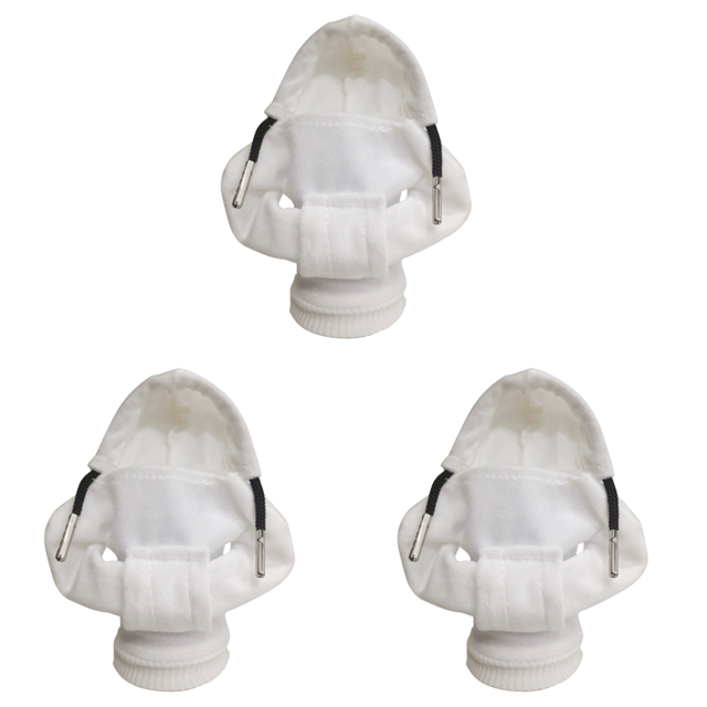 【Blanco】Cubierta cambios cubierta universal para cambios divertida sudadera con capucha adecuada para cambios protectora cambios coche 4 7 pulgadas (G-1 unidad)