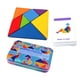 thumbnail image 1 of Viaje Tangram Rompecabezas Rompecabezas Bloque Juguete 120 Patrones Portátil, 1 of 8