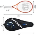 thumbnail image 4 of LUNNADE Unicorn Tennis Racket for Kids Junior, 19/21/23/25 Inch Youth Tennis Racquet with Cover, Suitable for Beginner, 4 of 5