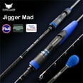 thumbnail image 2 of PURELURE Heavy Slow Jigging Rod - Saltwater Fishing Rod Baitcasting - 6'3'' - Fast Jig 1.41-3.53oz - Slow Jig 2.82-7.76 oz - 1.5 Piece, 2 of 6