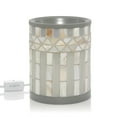 thumbnail image 2 of Yankee Candle Savoy Mosaic Electric Wax Warmer with LED Gift Set and 3 Holiday Fragranced Wax Melts Tarts, 2 of 4