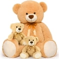 thumbnail image 1 of Oso de peluche Morismos gigante de 99 cm con peluche para bebés, 1 of 5
