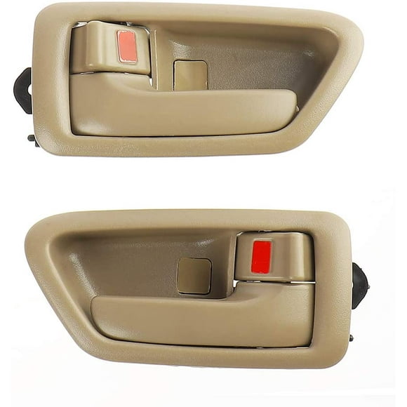 IRONTEK 2 Set Interior Door Handle for Front/Rear Driver and Passenger Side Fits Toyota Camry 1997-2001 Inner Door
