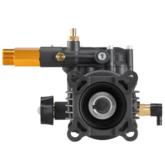 3/4" Shaft Horizontal Pressure Washer Pump, 3500 PSI 2.5 GPM, Includes 5 Nozzles