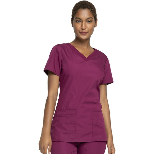 Cherokee Workwear Originals Women's Scrubs Top VNeck WW645