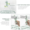 thumbnail image 3 of PENGXIANG Foldable Clip and Drip Hanger, Socks Hanger Underwear Hanger with 32 Clothespins & Wind-Proof Hook, Hanger for Drying Towels, Bras, Baby Clothes, Plastic Laundry Sock Drying Hanger, 3 of 6