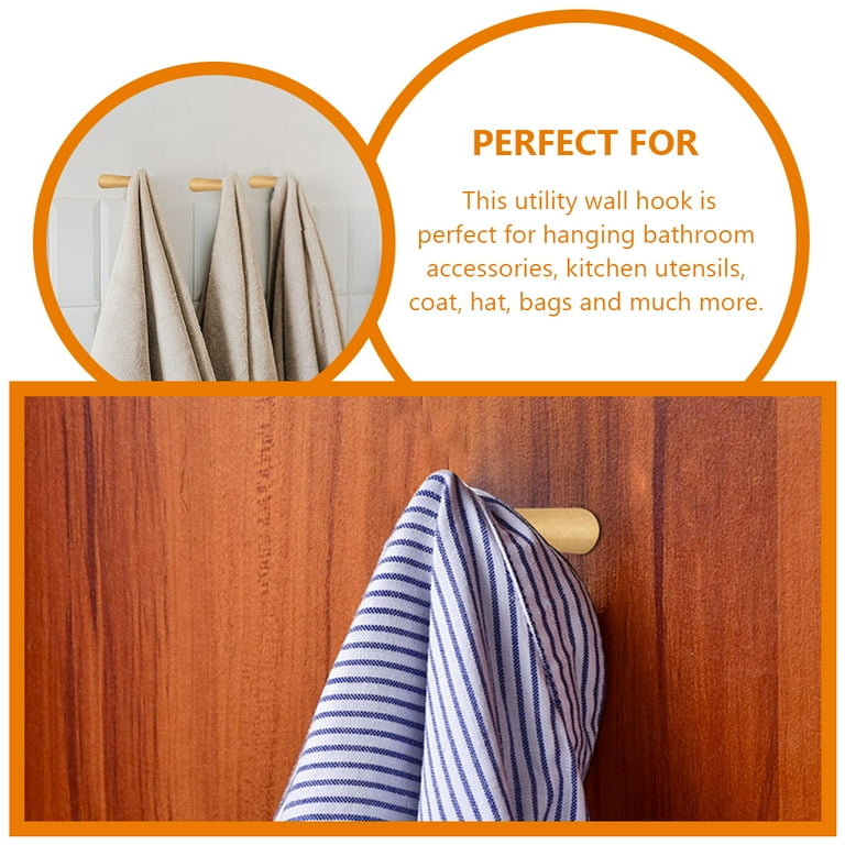 20 Pcs Wardrobe Hook Hat Hanger Wood Pegs For Hanging Coat Hook Kitchen Appliances Hat Rack Hat Hooks For Wardrobe Walmart