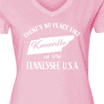 thumbnail image 4 of Inktastic There's No Place Like Knoxville Tennessee Women's V-Neck T-Shirt, 4 of 5