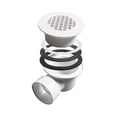 thumbnail image 2 of Low Profile Shower Base Drain With Perforated Strainer Side Outlet Shower Drain Side Outlet Drain Ap, 2 of 5