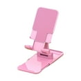thumbnail image 1 of QualitChoice Tabletop Phone Holder Accessory Home Universal Support Shelf Simple Adjustable Cellphone Bracket Cellphones Accessories Black Pink, 1 of 6