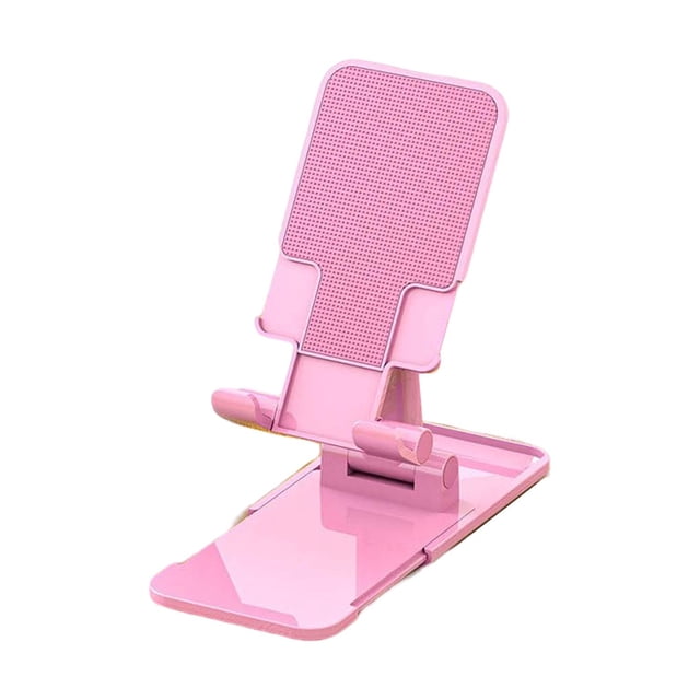 QualitChoice Tabletop Phone Holder Accessory Home Universal Support Shelf Simple Adjustable Cellphone Bracket Cellphones Accessories Black Pink