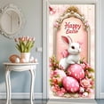 thumbnail image 5 of Eespoir Elegant Happy Easter Door, Bunny And Eggs Decor, Springtime Door Display, For Easter Holiday Decor, Charming Design(A), 5 of 6